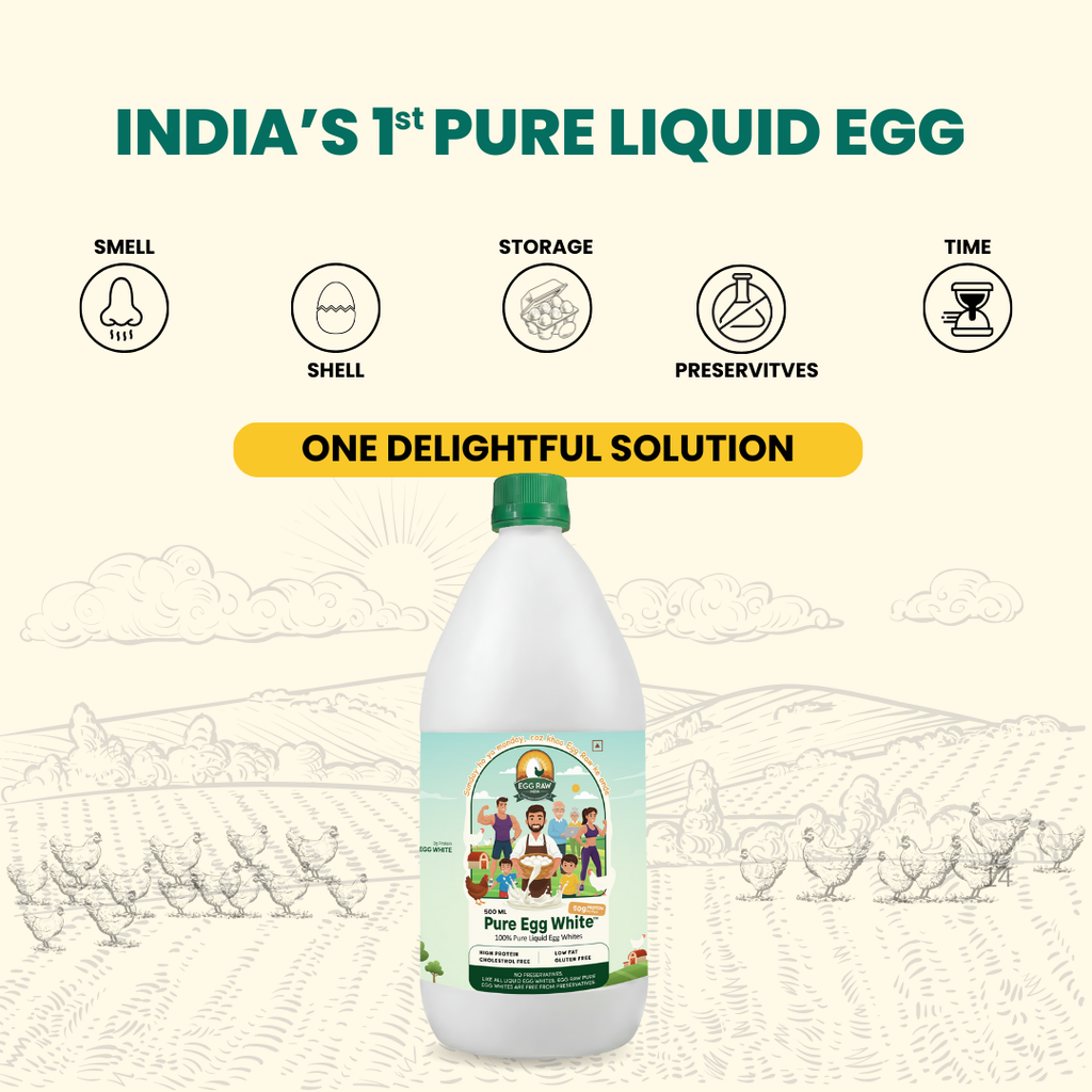 EggRaw Pure Egg White (500 ml)