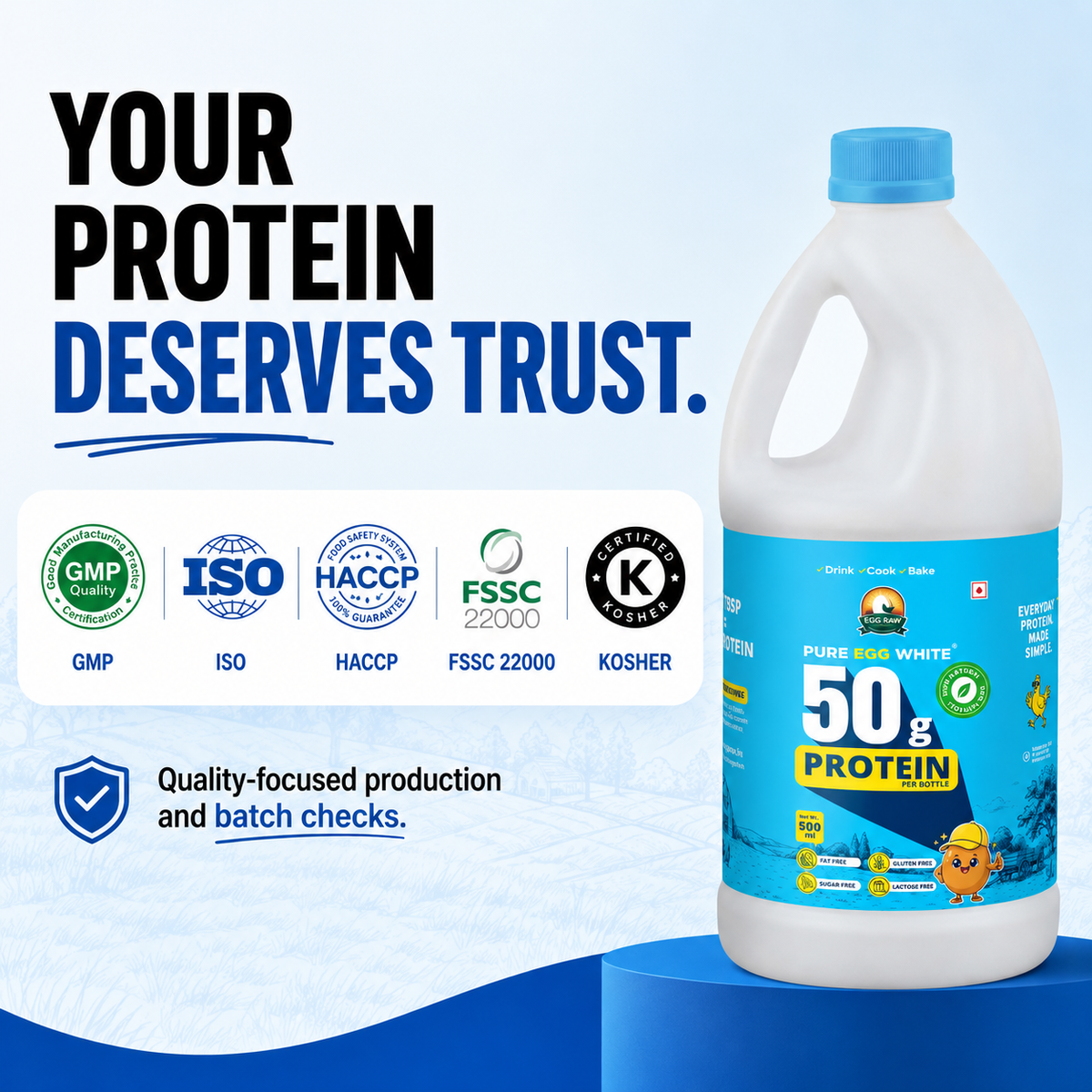 EggRaw Pure Egg White