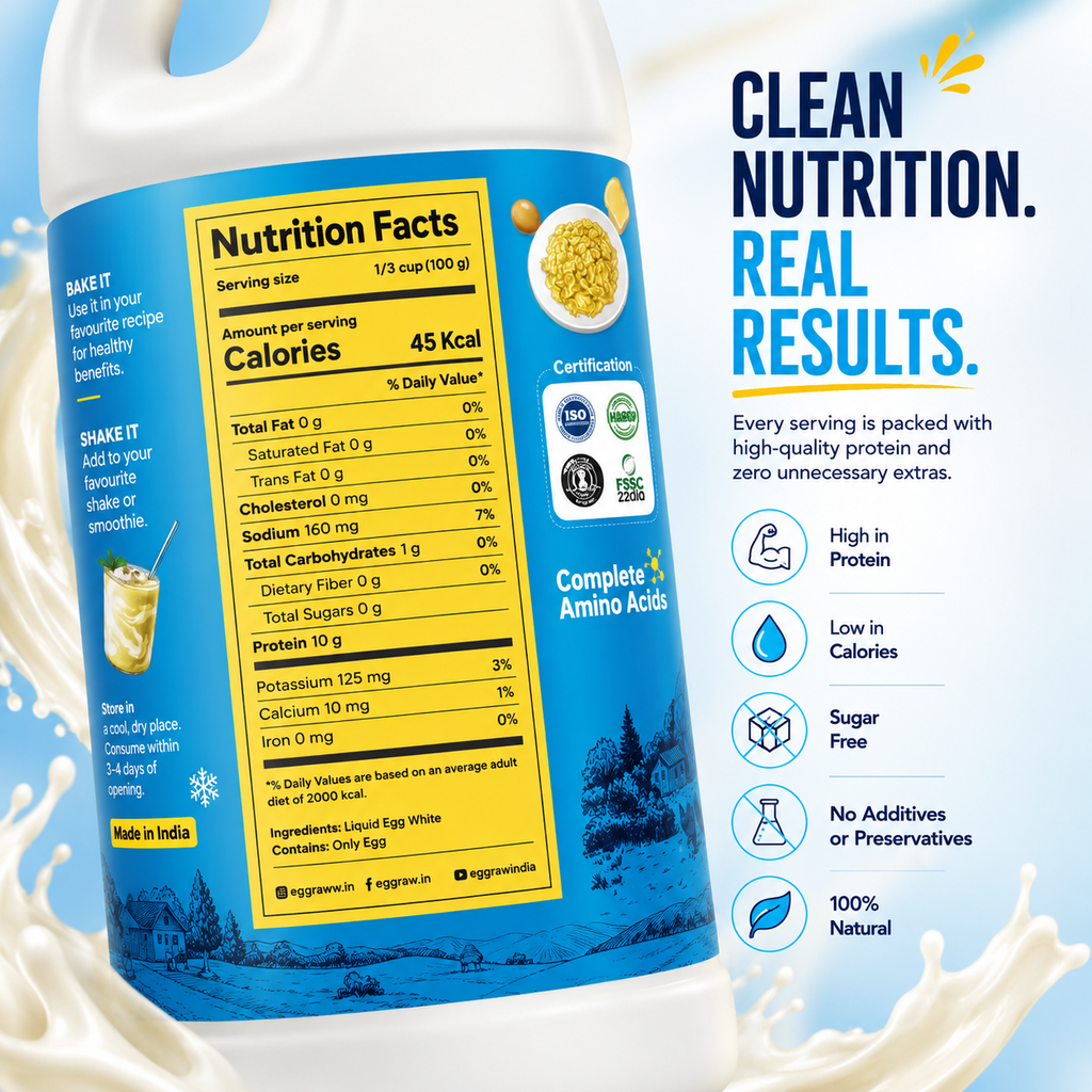 EggRaw Pure Egg White