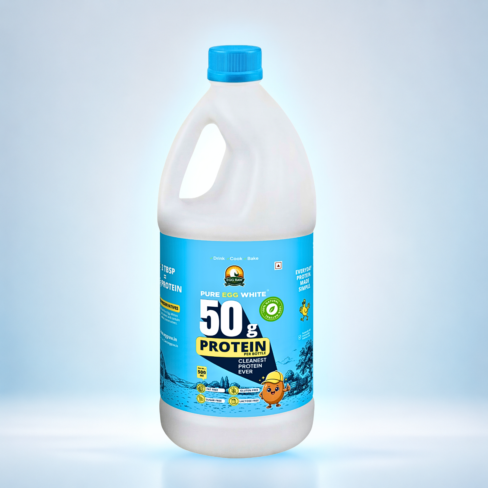 EggRaw Pure Egg White (500 ml)