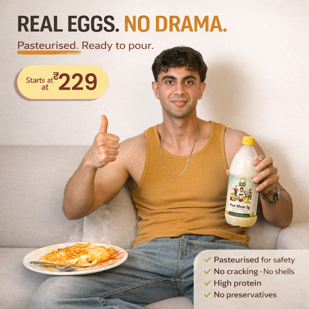 EggRaw Pure Whole Egg (500 ml)