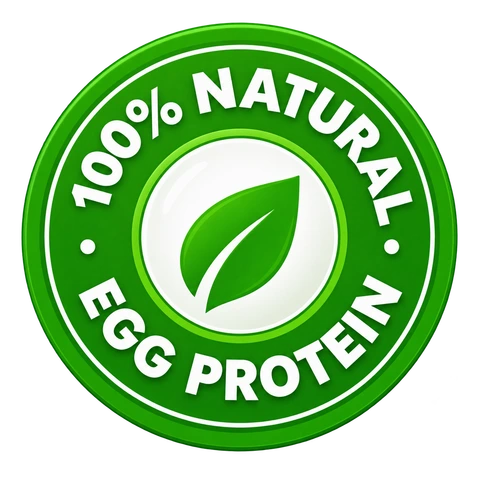 100% natural egg protein